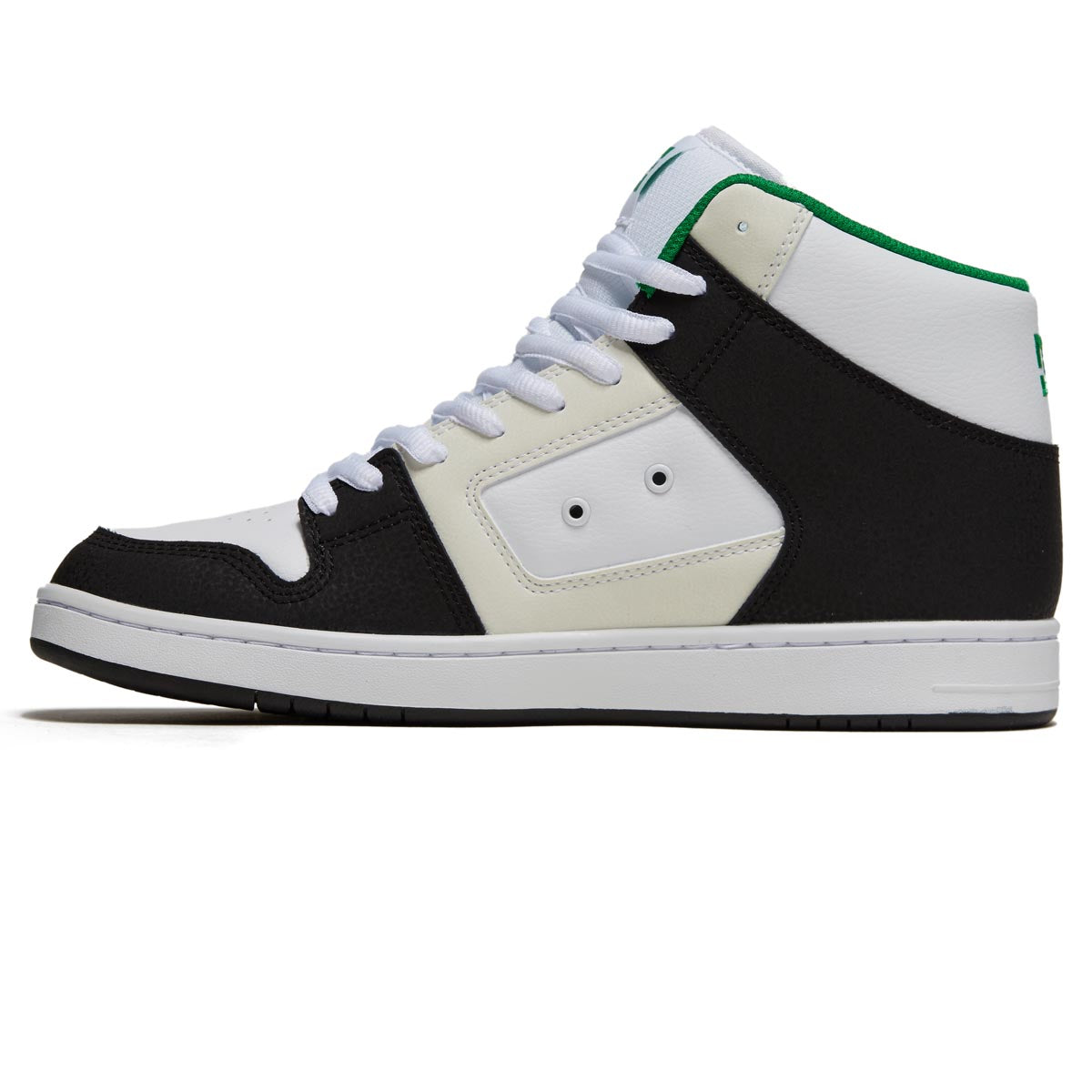 DC Manteca 4 Hi Shoes - Black/White/Green image 2