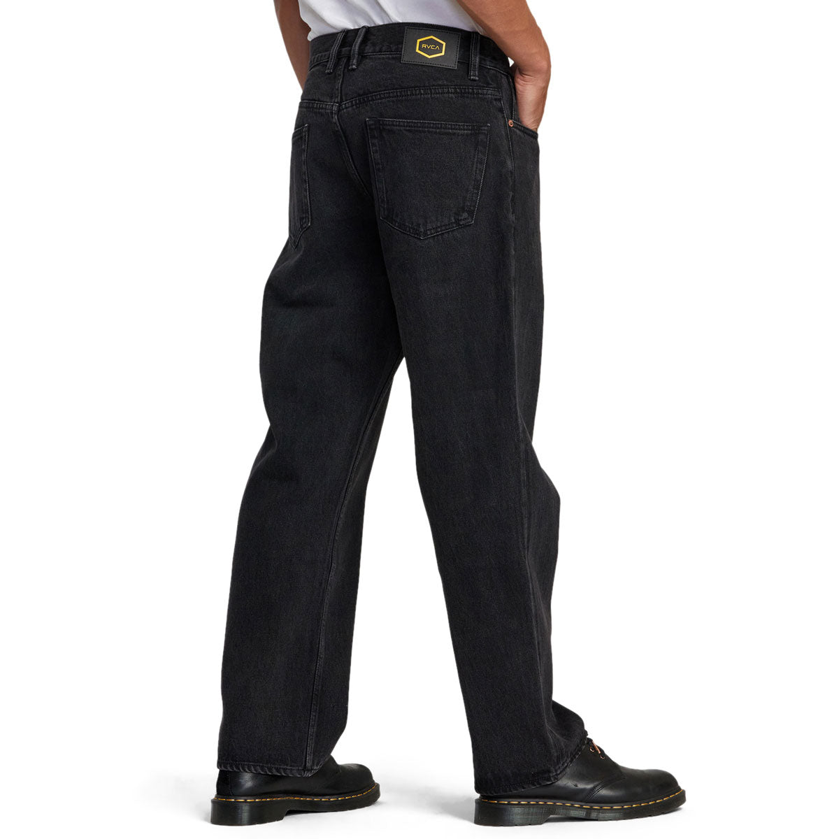 RVCA Americana Dayshift Denim Jeans - Black Rinse image 5