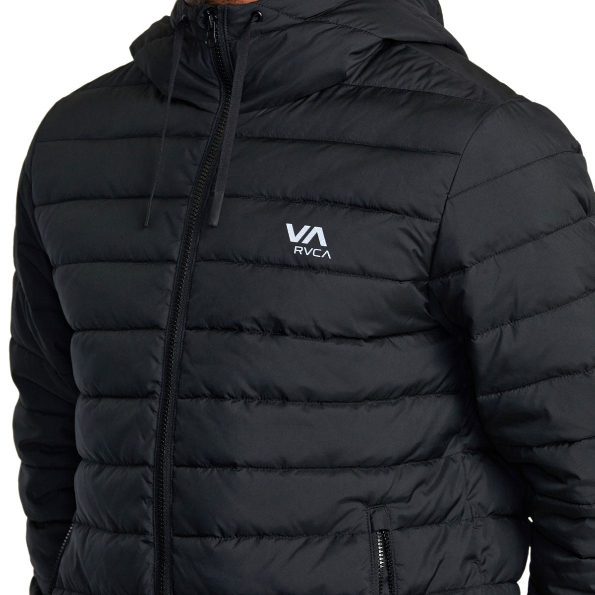 RVCA Packable Puffa Hooded Jacket - Black image 3