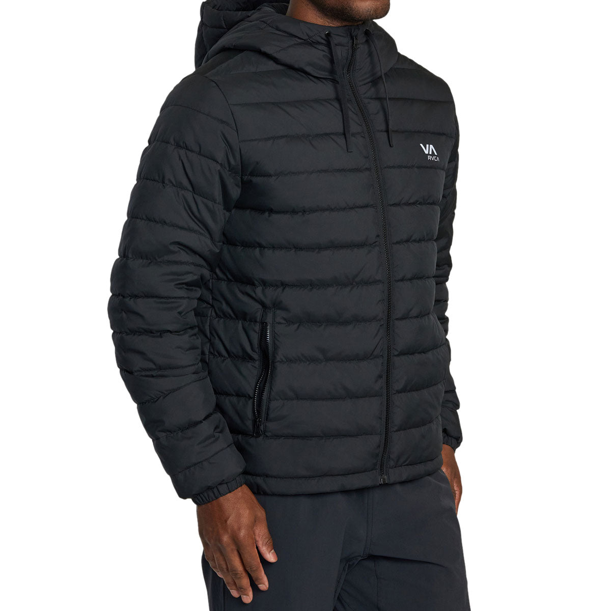 RVCA Packable Puffa Hooded Jacket - Black image 4