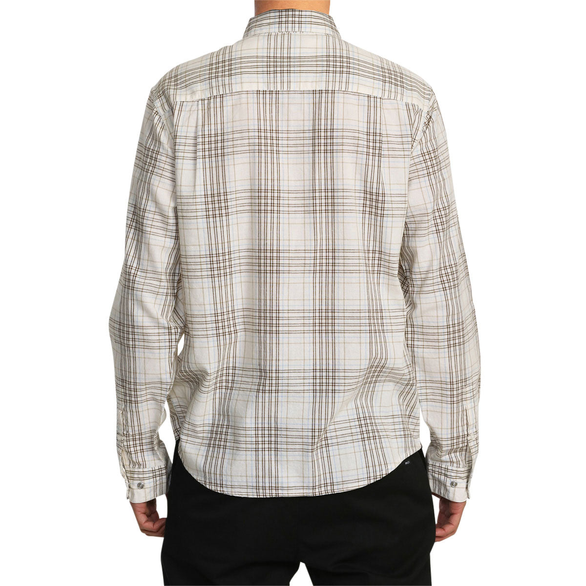 RVCA Neps Plaid Long Sleeve Shirt - Natural image 2