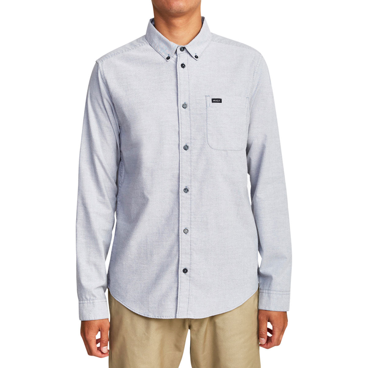 RVCA That'll Do Stretch Long Sleeve Shirt - Pavement image 1