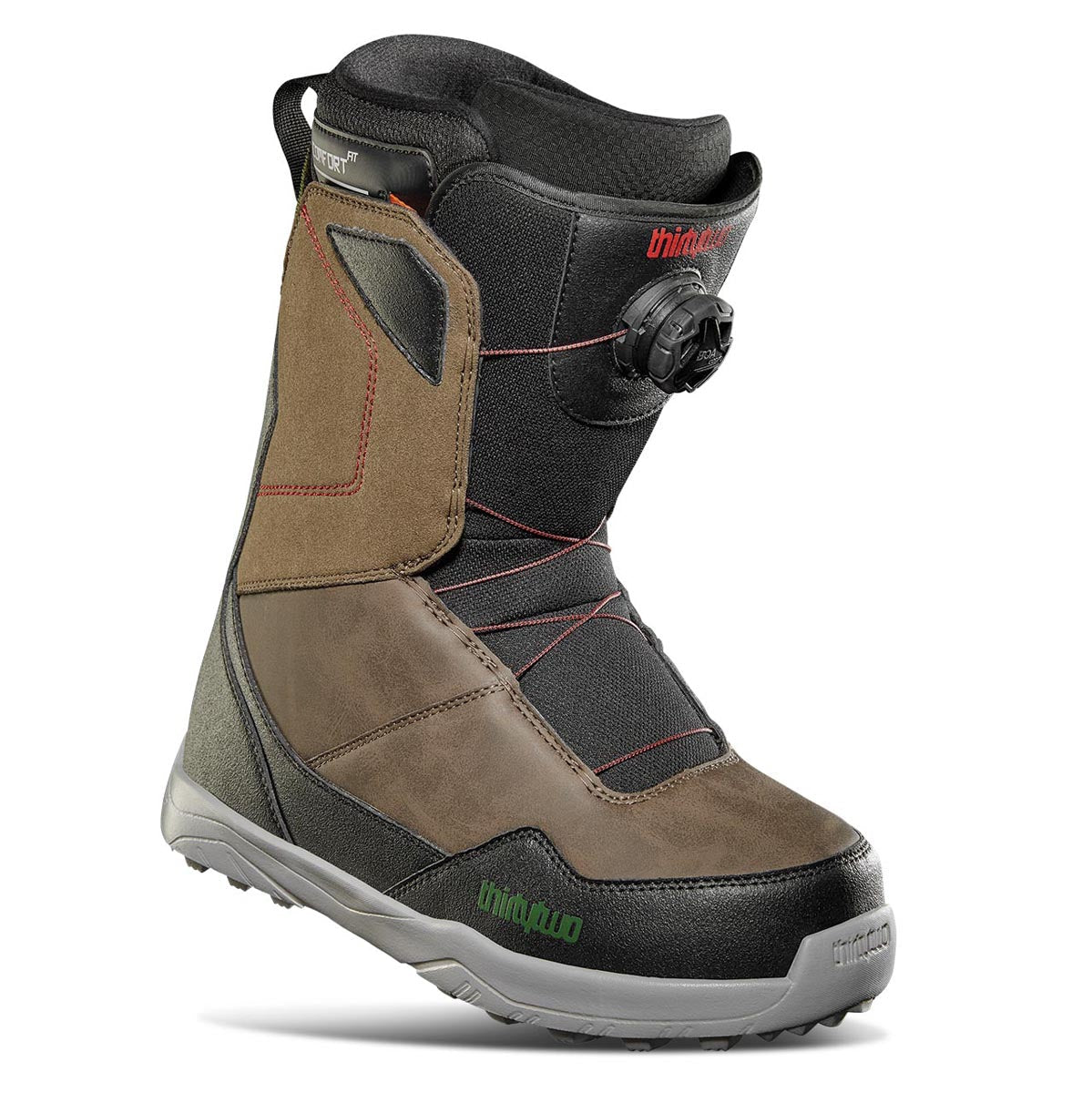 Thirty Two Shifty Boa 2024 Snowboard Boots - Black/Brown image 1