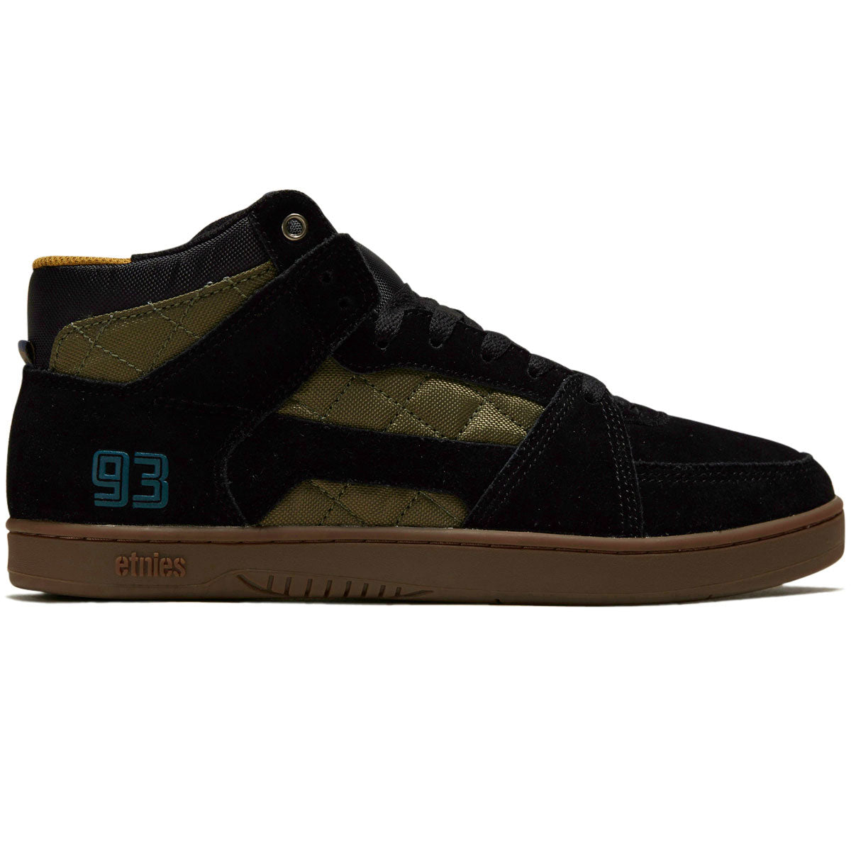 Etnies Mc Rap Hi Shoes - Black/Green/Gum image 1