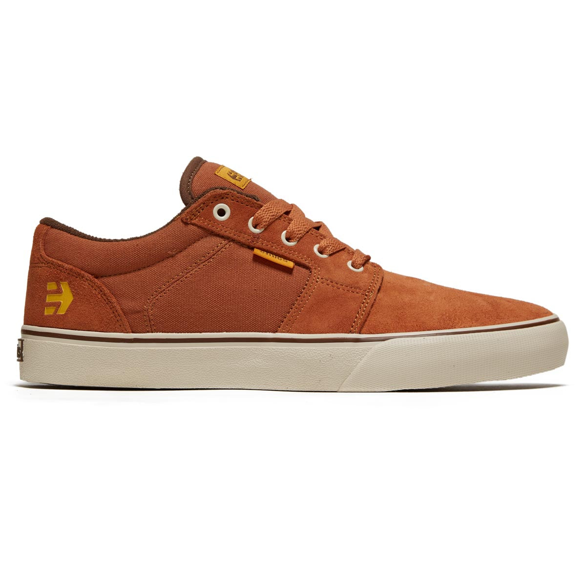 Etnies Barge Ls Shoes - Brown/Gold/Yellow image 1