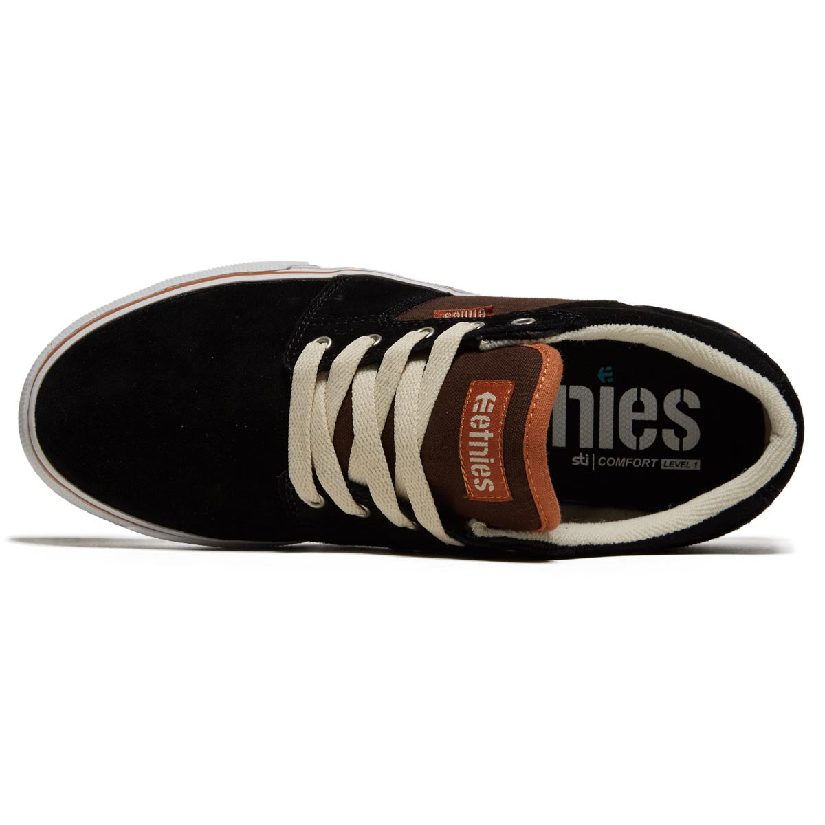 Etnies Barge Ls Shoes - Black/Brown image 3