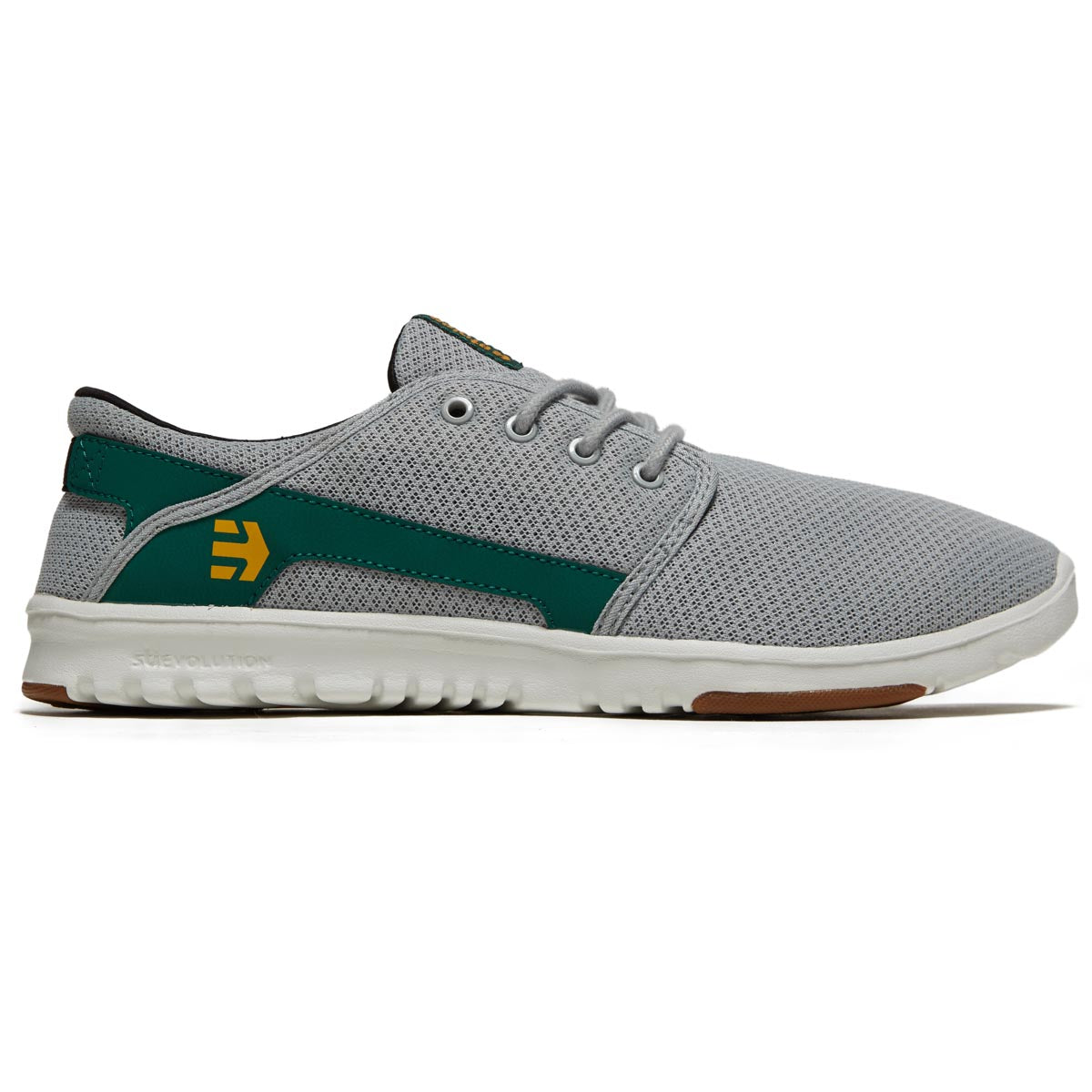 Etnies Scout Shoes - Light Grey/Yellow image 1