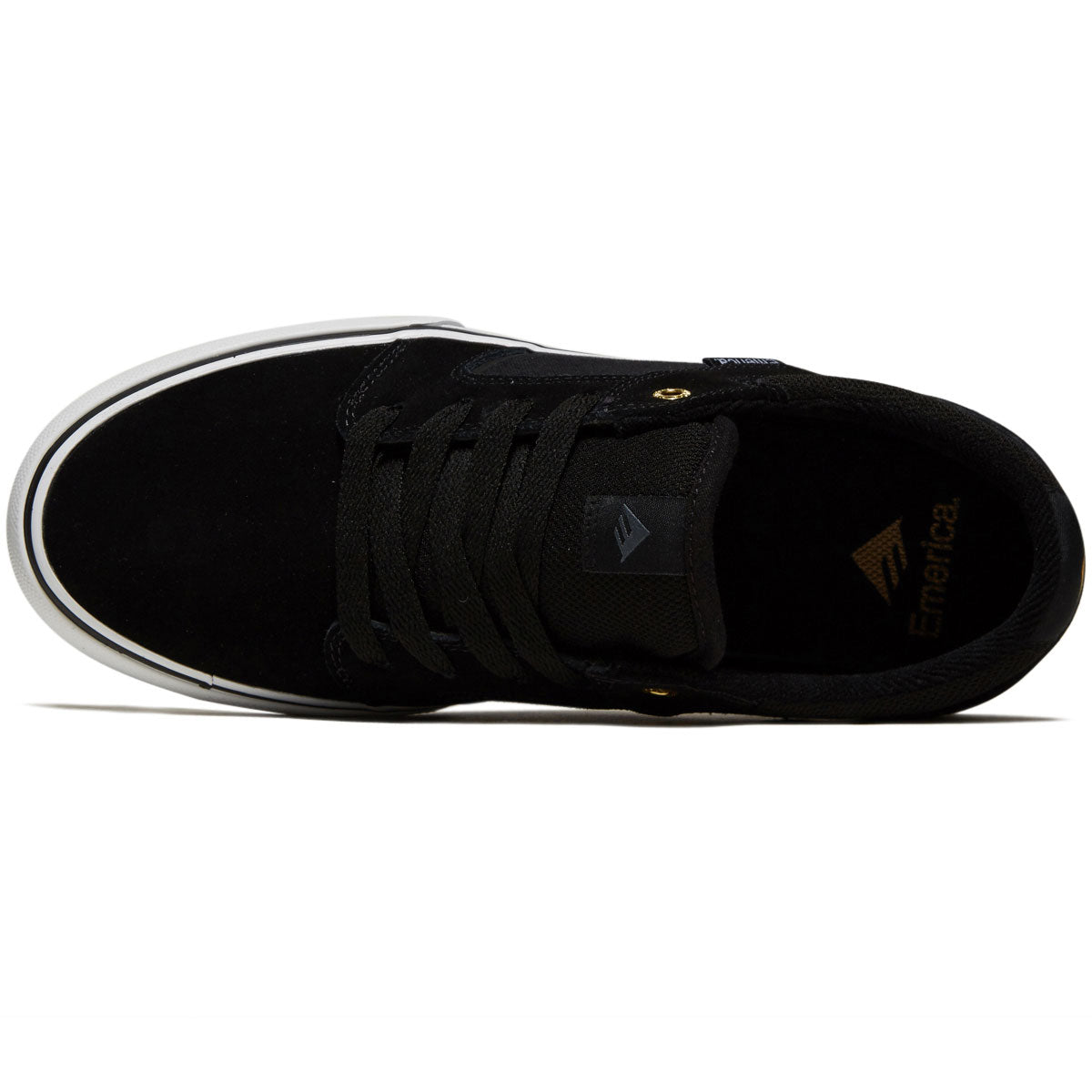 Emerica Cadence Shoes - Black/White/Gold image 3