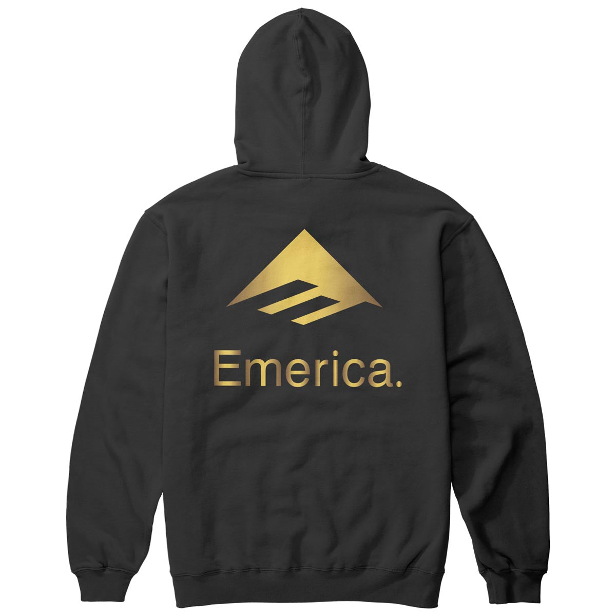 Emerica Lockup Hoodie - Black/Gold image 2