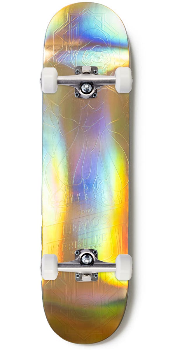 Primitive Lemos Holofoil Gorilla Skateboard Complete - Gold - 8.00