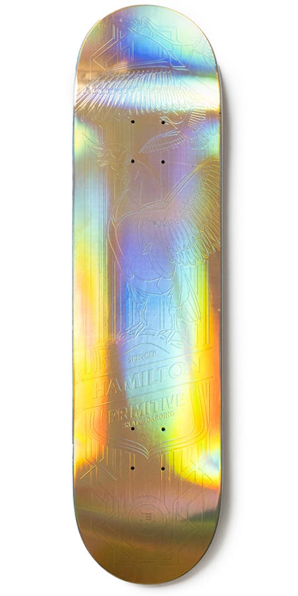 Primitive Hamilton Holofoil Goose Skateboard Deck - Gold - 8.125