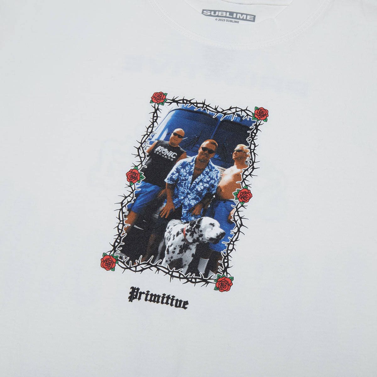 Primitive x Sublime Down Here T-Shirt - White image 3
