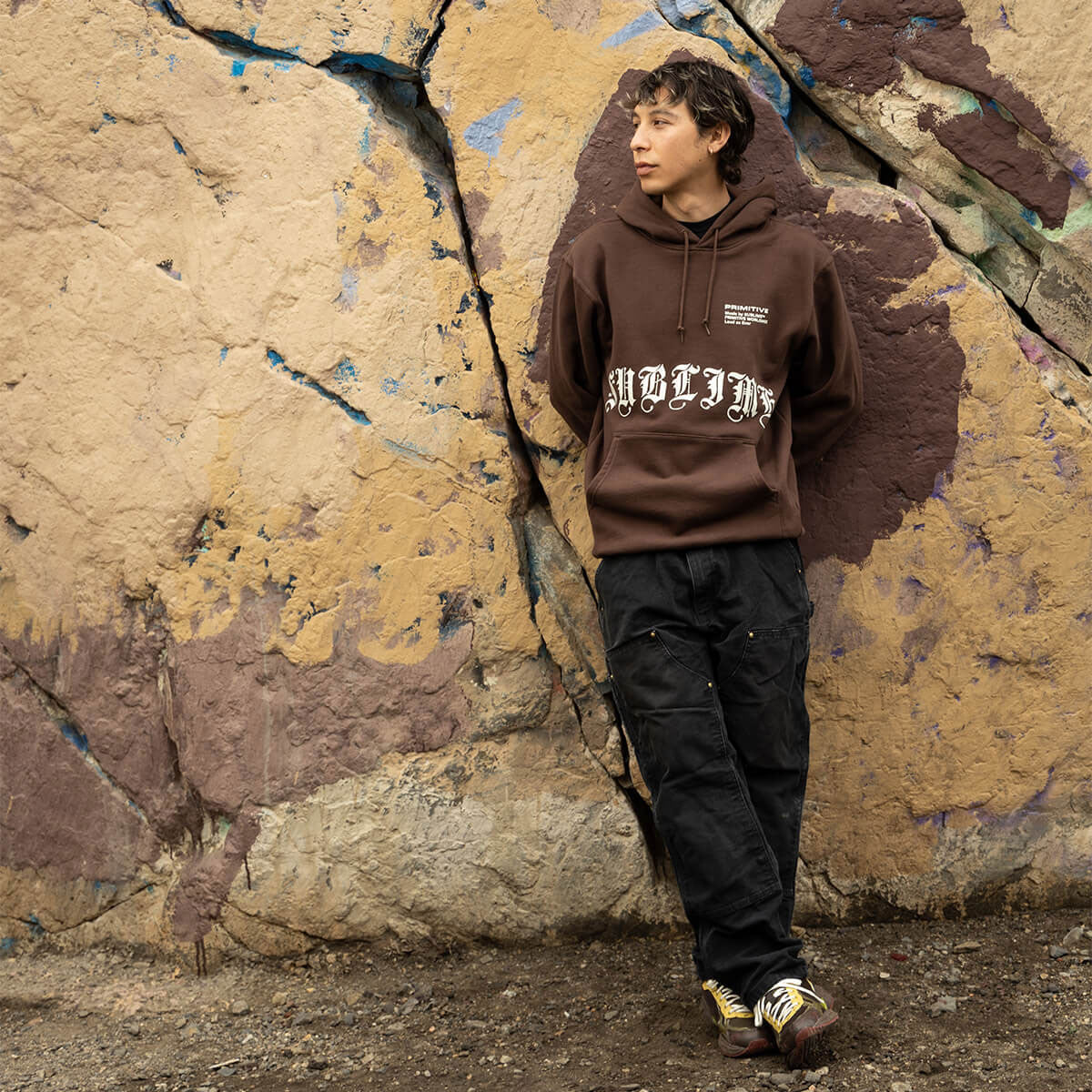 Primitive x Sublime Memory Hoodie - Brown image 4