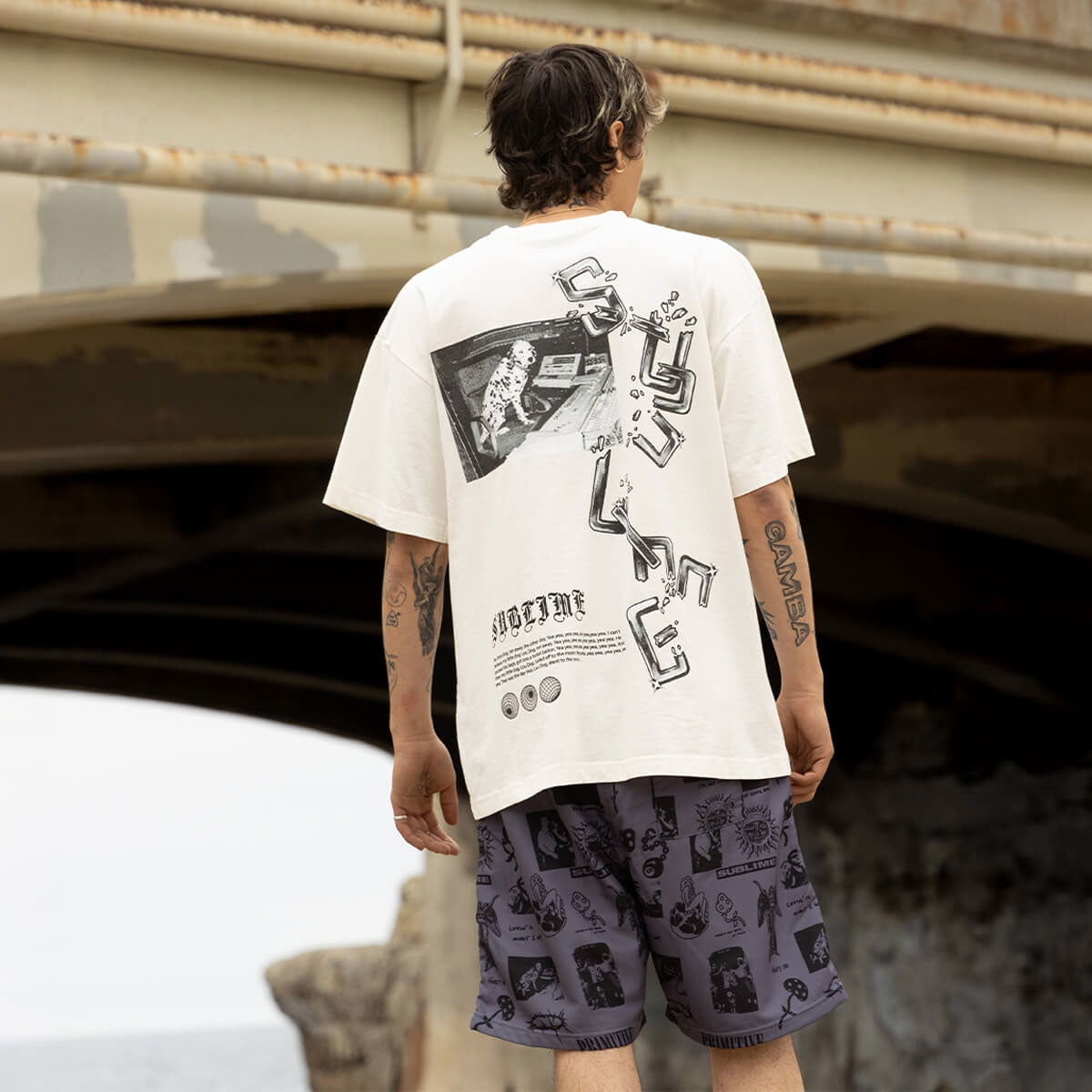Primitive x Sublime Hello T-Shirt - White image 5