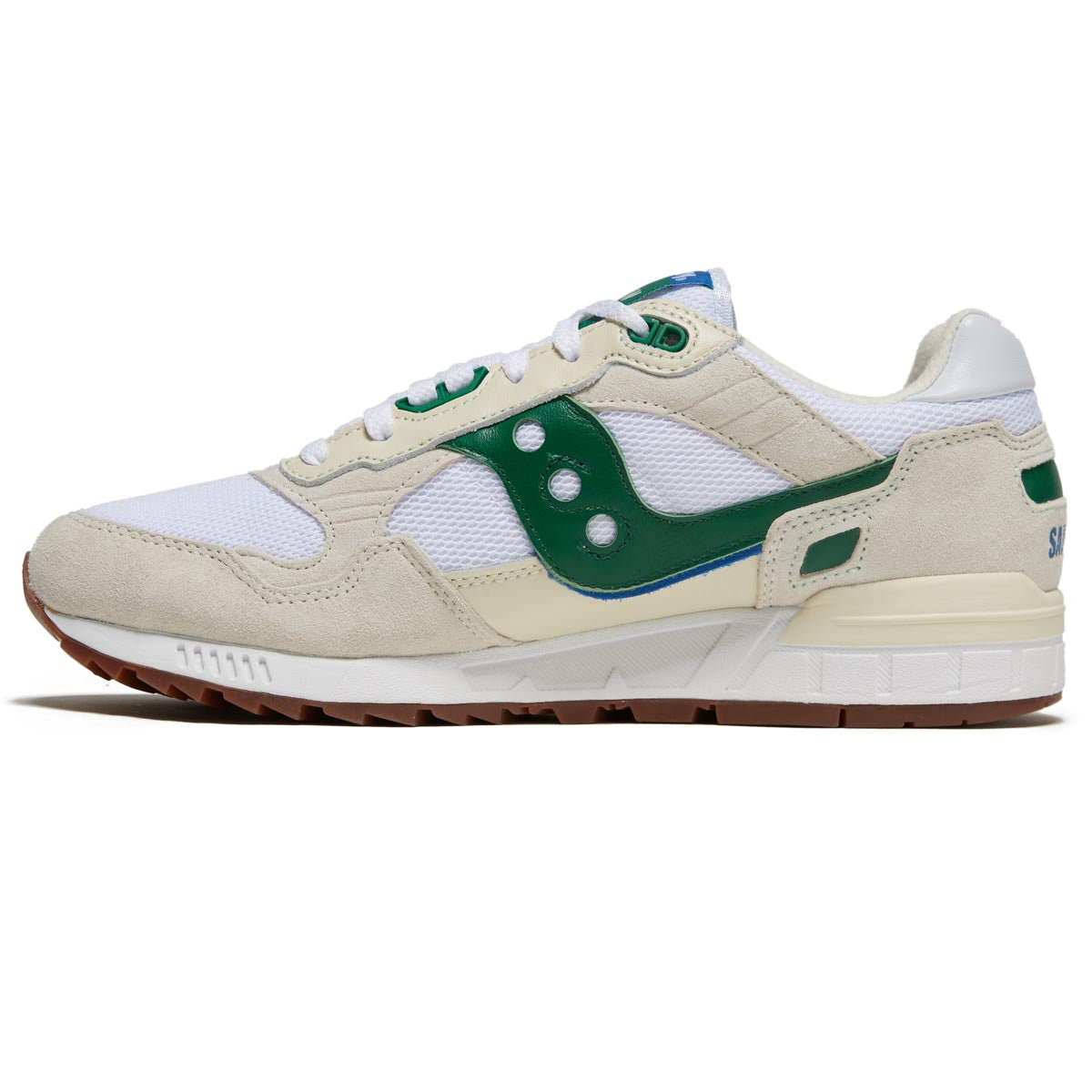 Saucony Shadow 5000 Shoes - White/Green image 2