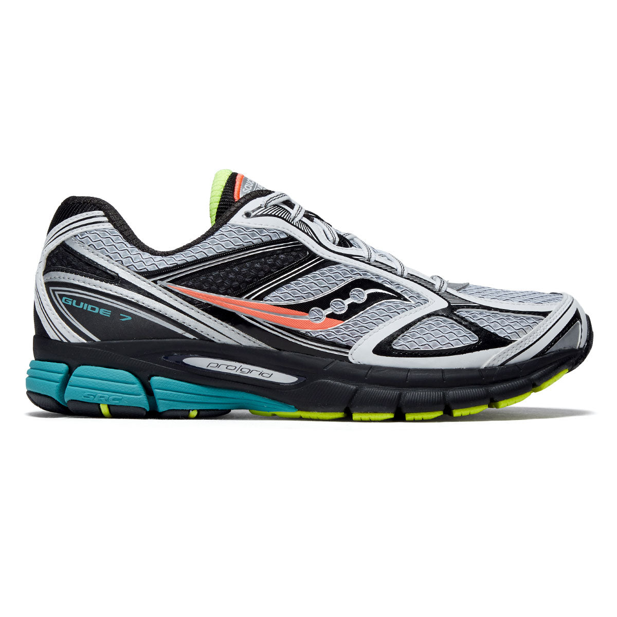 Saucony Progrid Guide 7 Shoes - White/Teal image 1