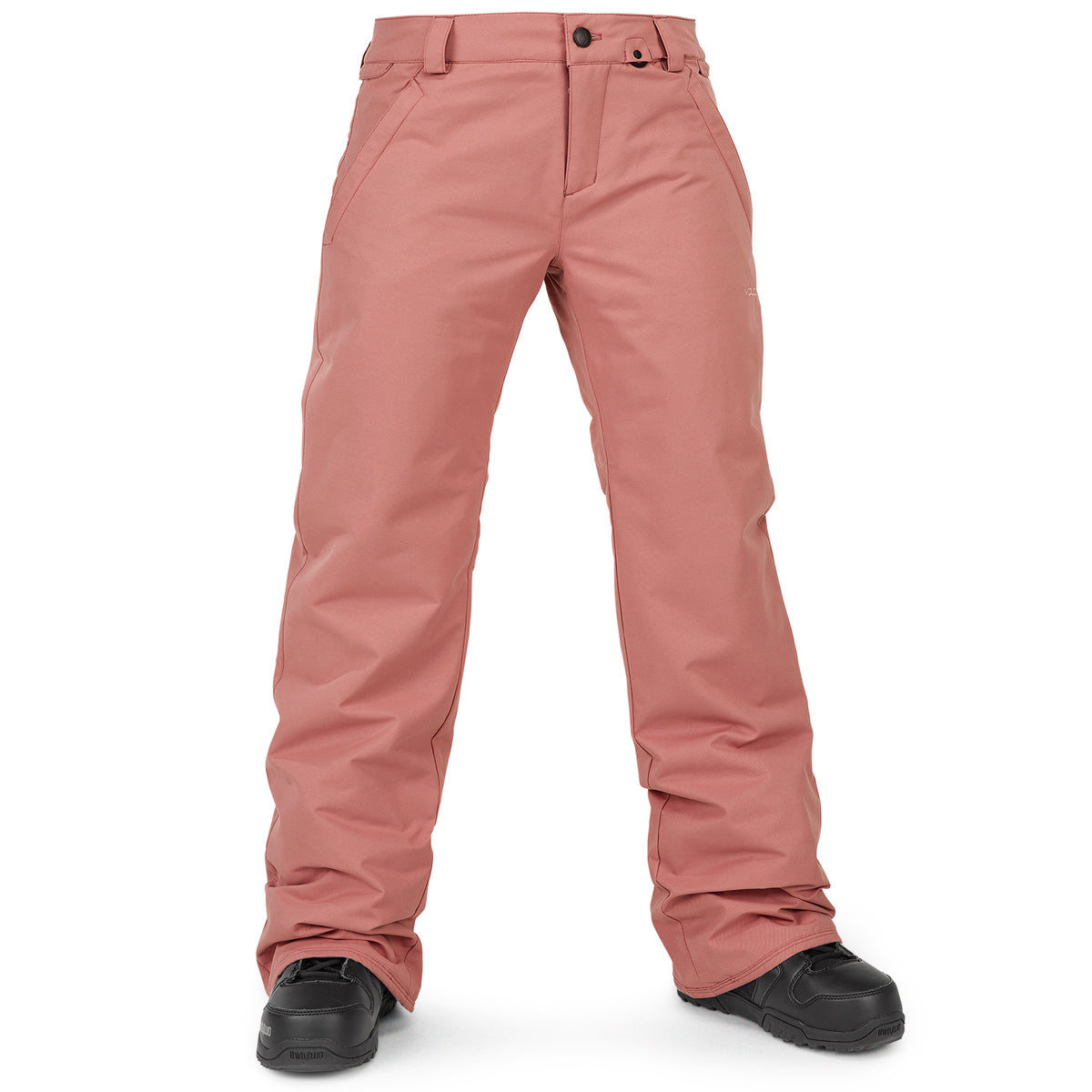Volcom Womens Frochickie 2024 Snowboard Pants - Earth Pink image 1