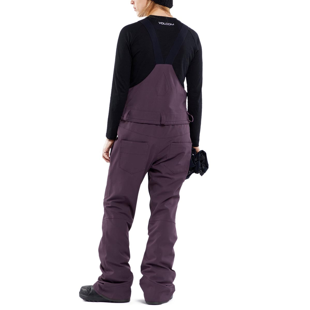 Volcom Womens Swift Bib Overalls 2024 Snowboard Pants - Blackberry image 2