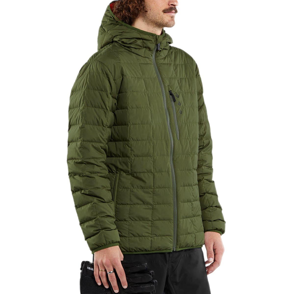 Volcom Puff Puff Give 2024 Snowboard Jacket - Military image 1