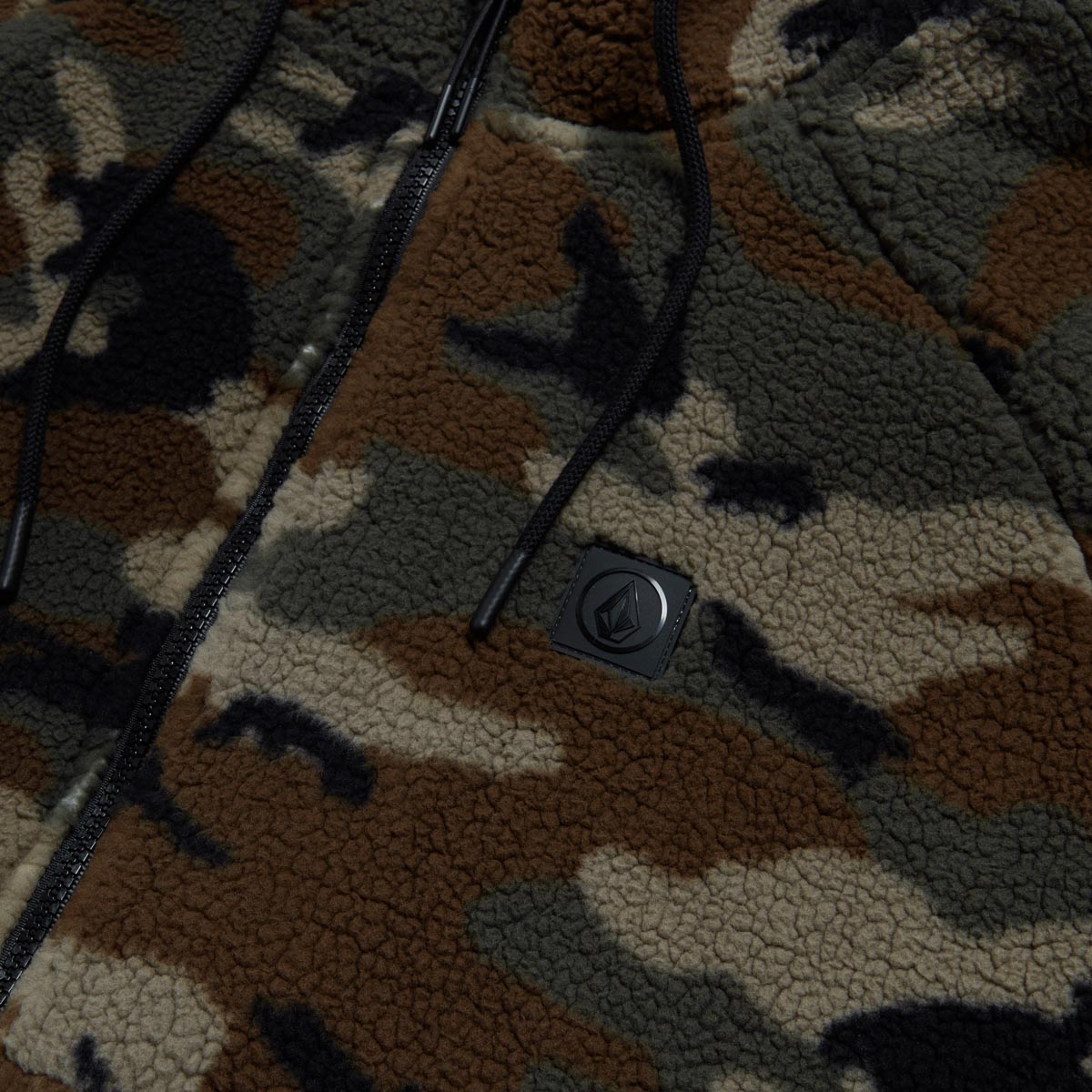 Volcom Arstone Zip Fleece Sweatshirt - Camouflage image 3