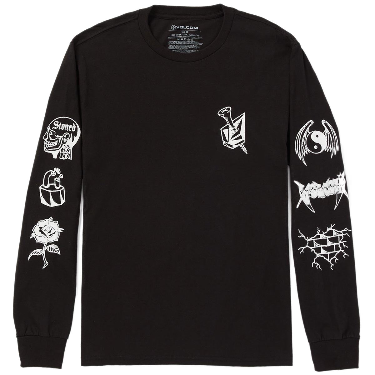 Volcom About Time Long Sleeve T-Shirt - Black image 1