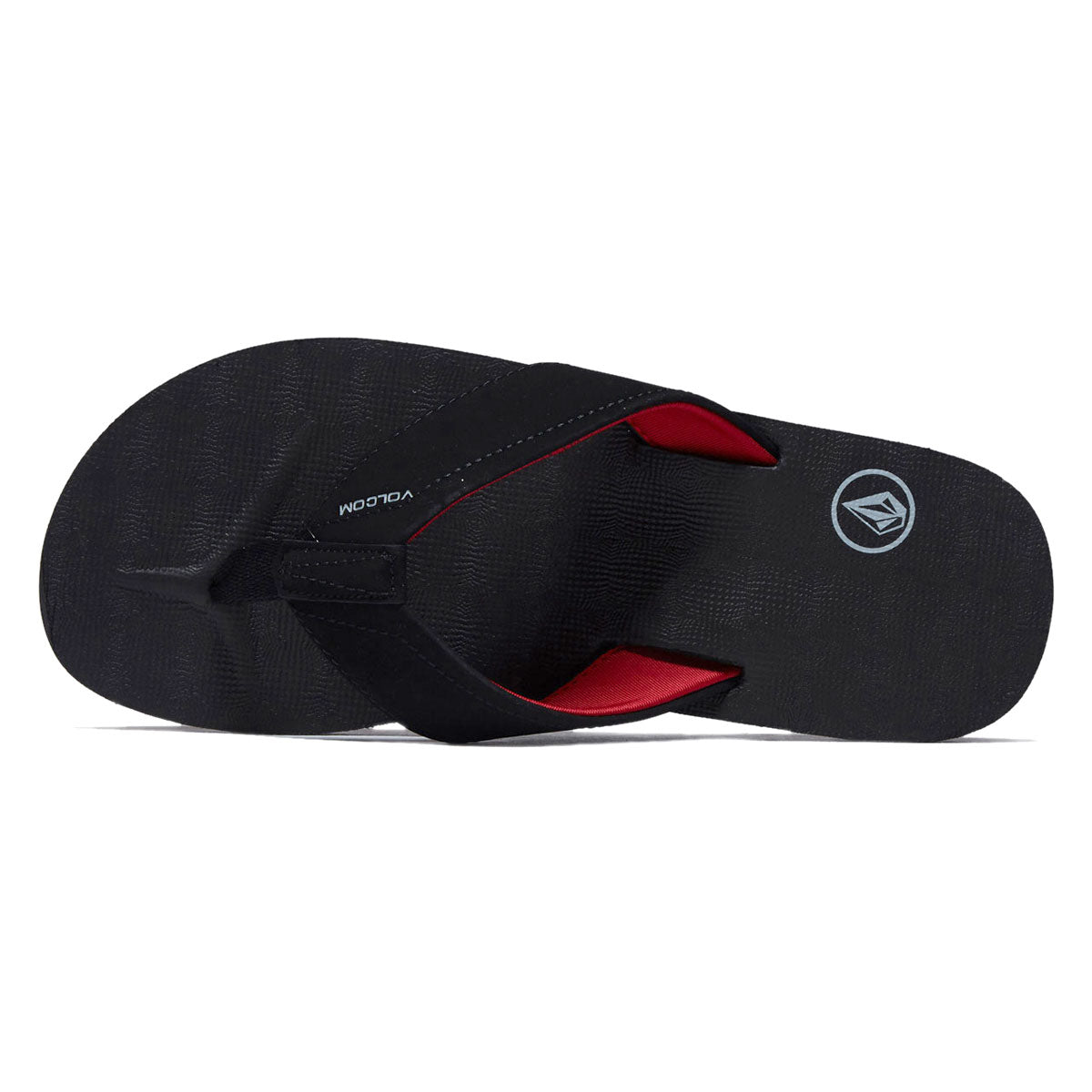 Volcom Victor Sandals - Black Red image 3