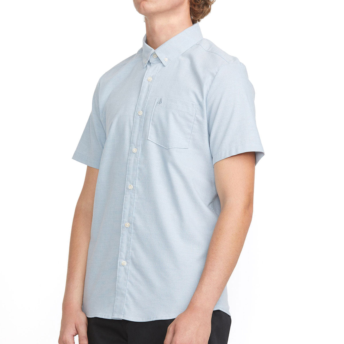 Volcom Everett Oxford Shirt - Wrecked Indigo 2025 image 3
