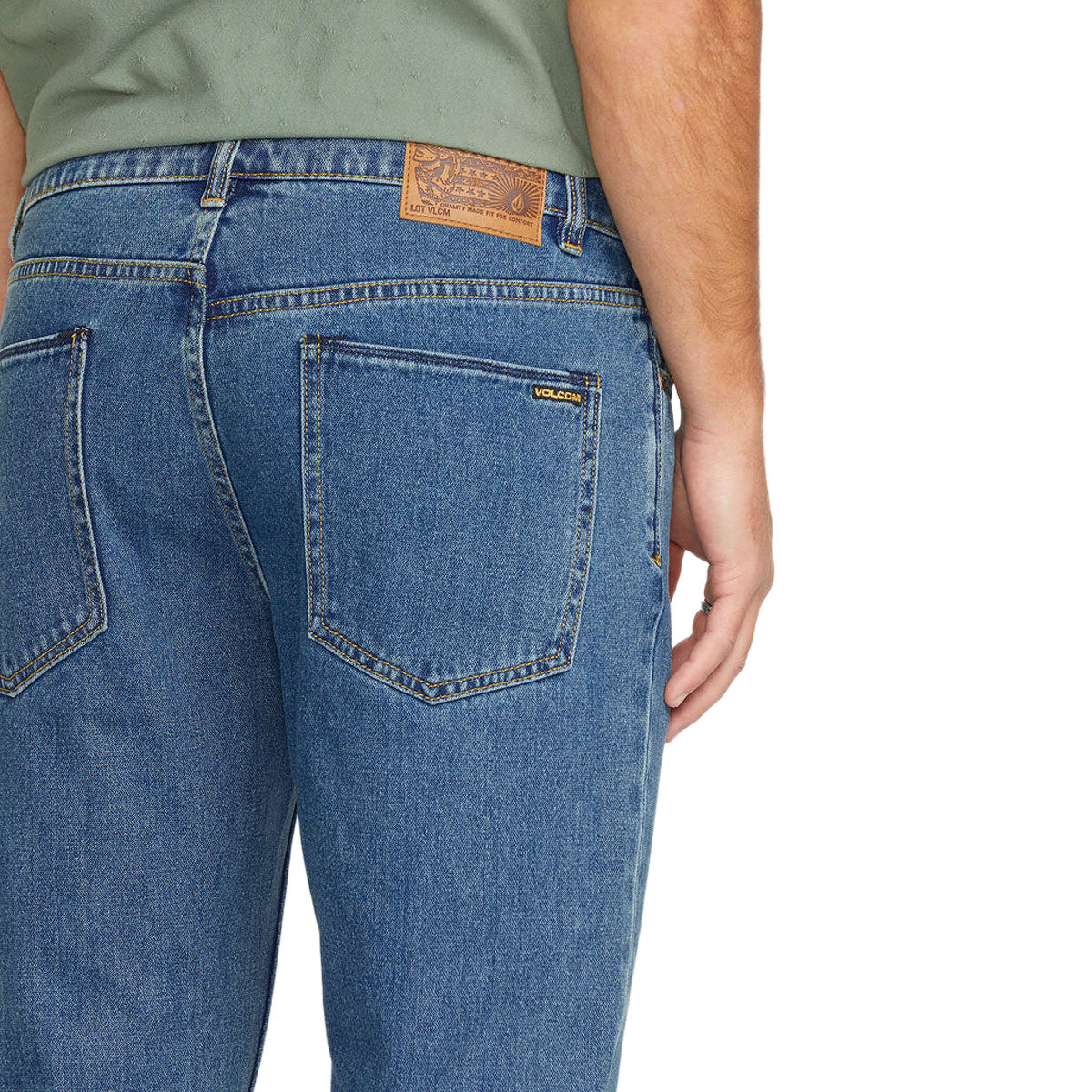 Volcom Solver Denim Jeans - Standard Issue Blue image 4