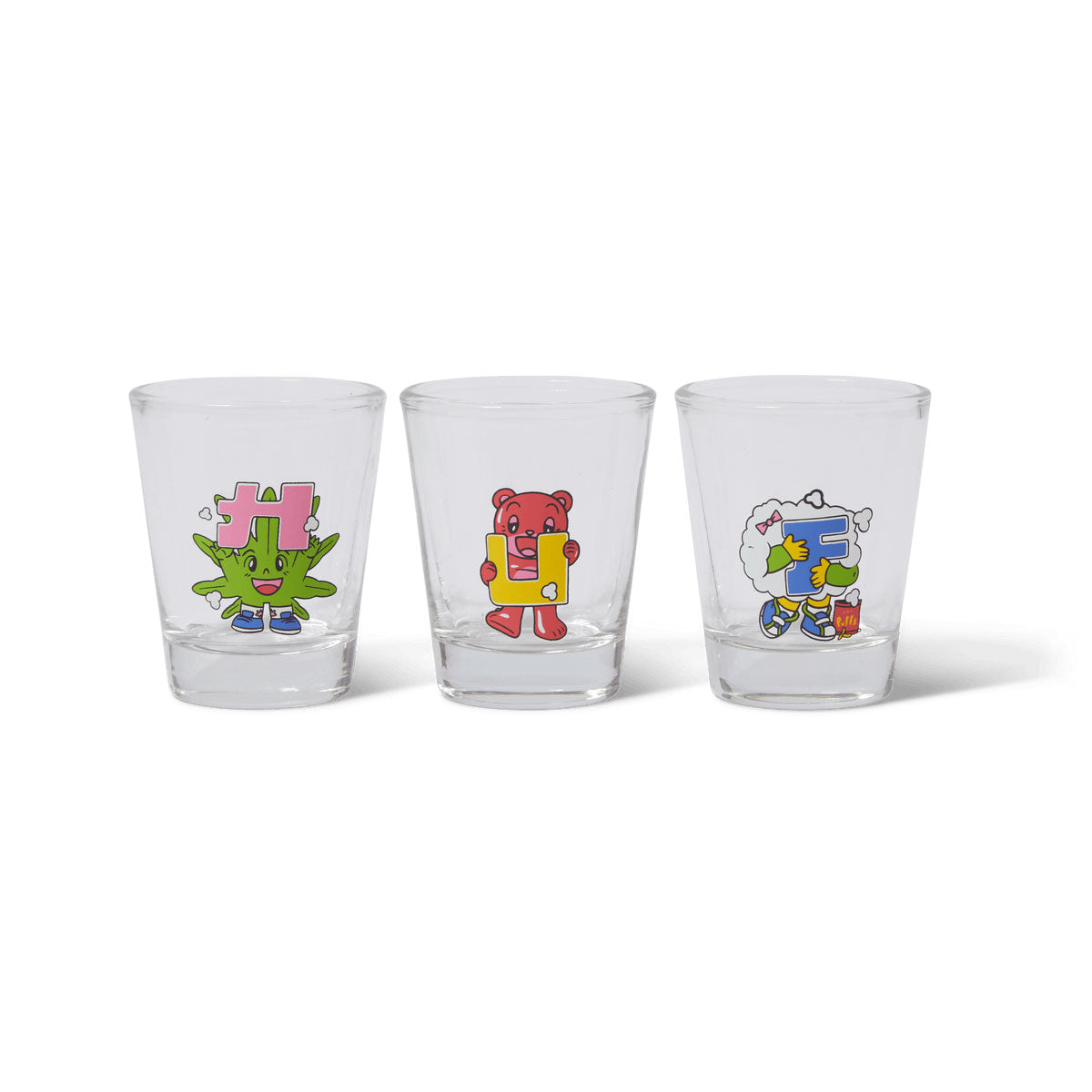 HUF Kawaii Buddies Shot Glass Set - Multi image 1