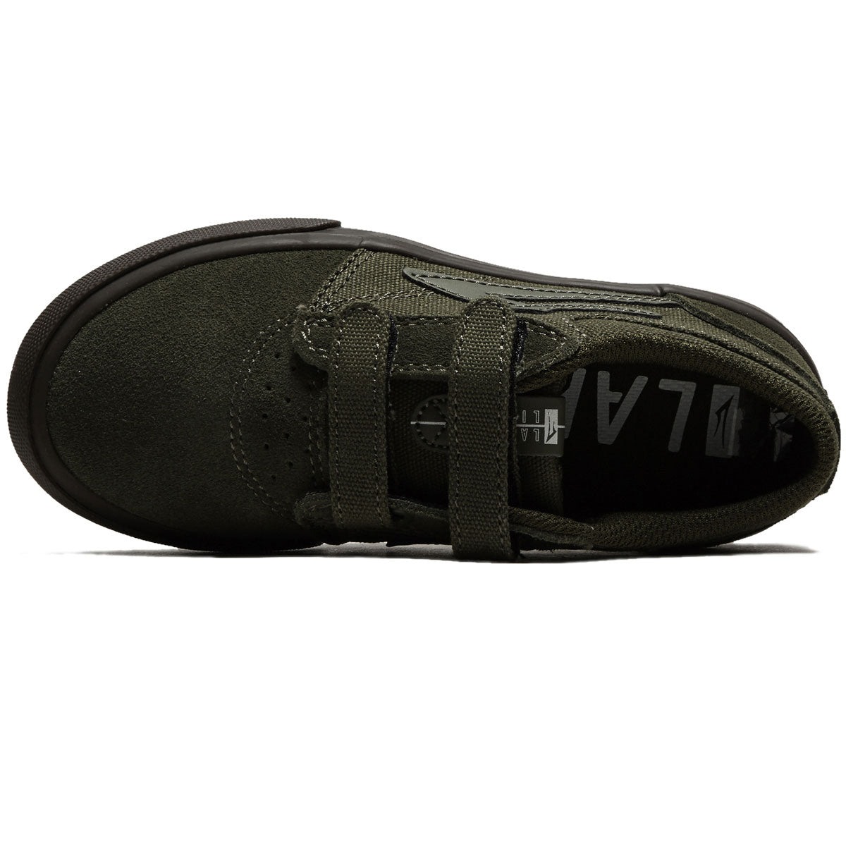 Lakai Youth Griffin Shoes - Olive/Gum Suede image 3