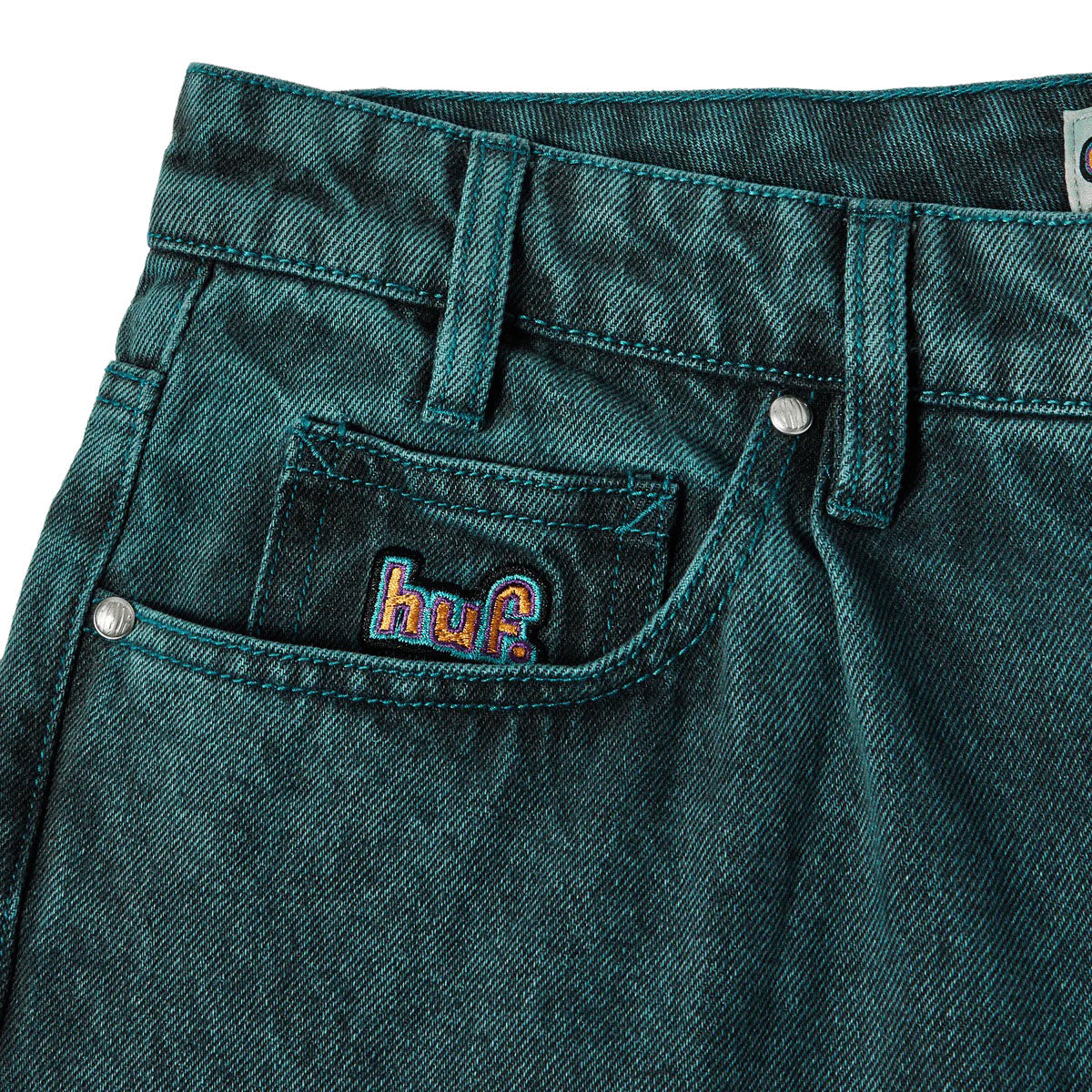 HUF Cromer Washed Jeans - Sea Green image 4