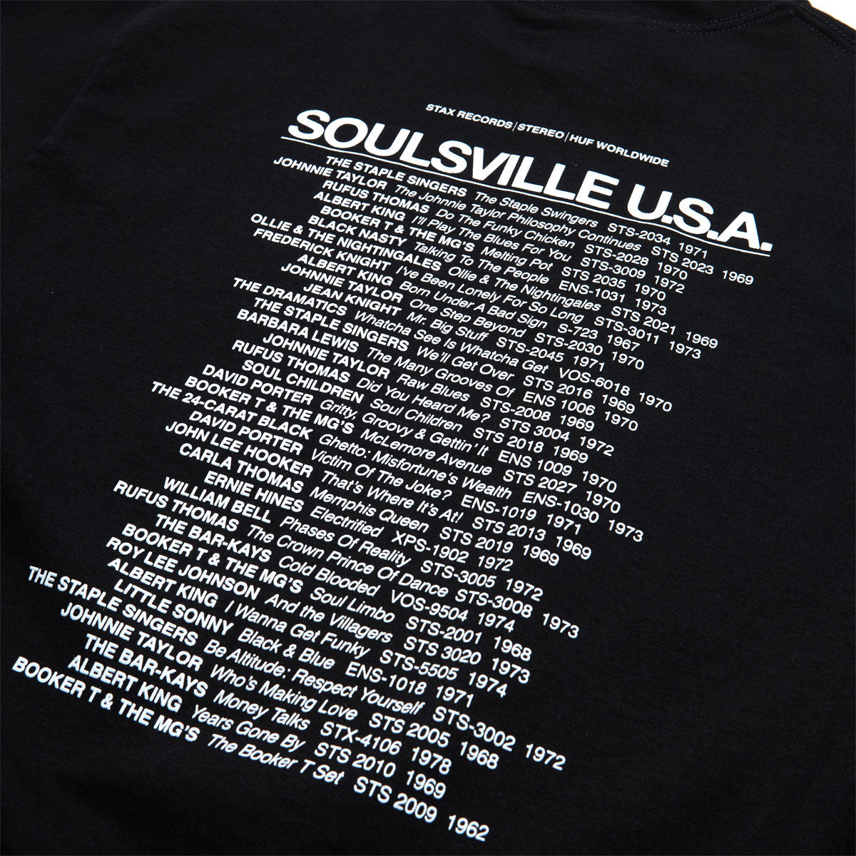 HUF Soulsville USA T-Shirt - Black image 4