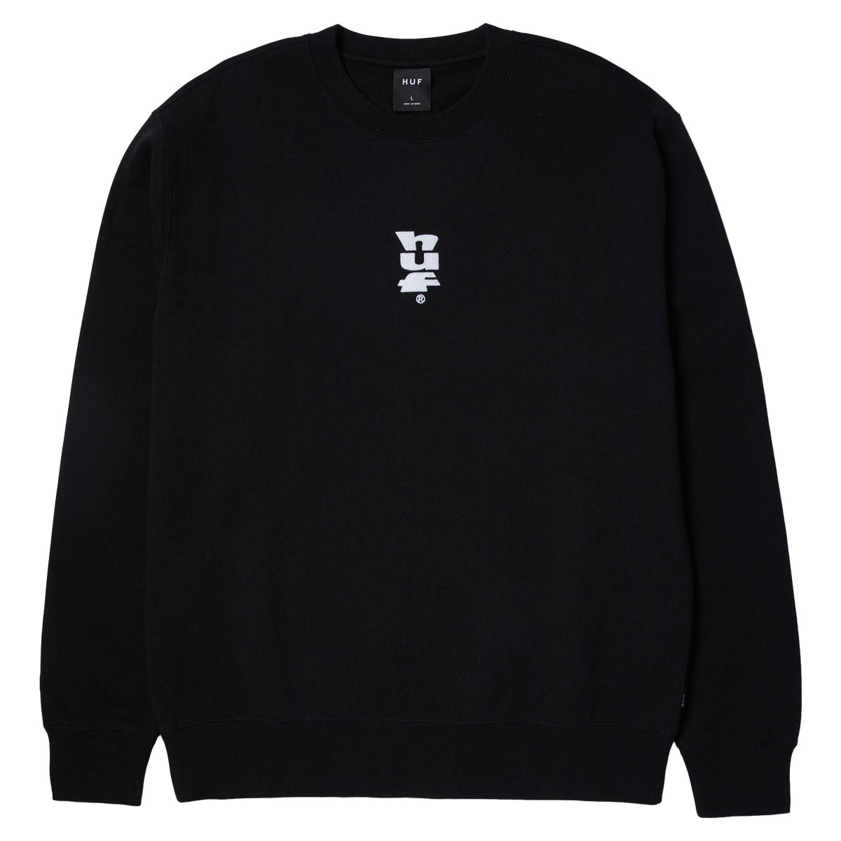 売切れ前に HUF SET MEGABLAST CREWNECK 刺繍デザインGOOD HUF Set Megablast Crewneck Sweatshirt - Black – Daddies