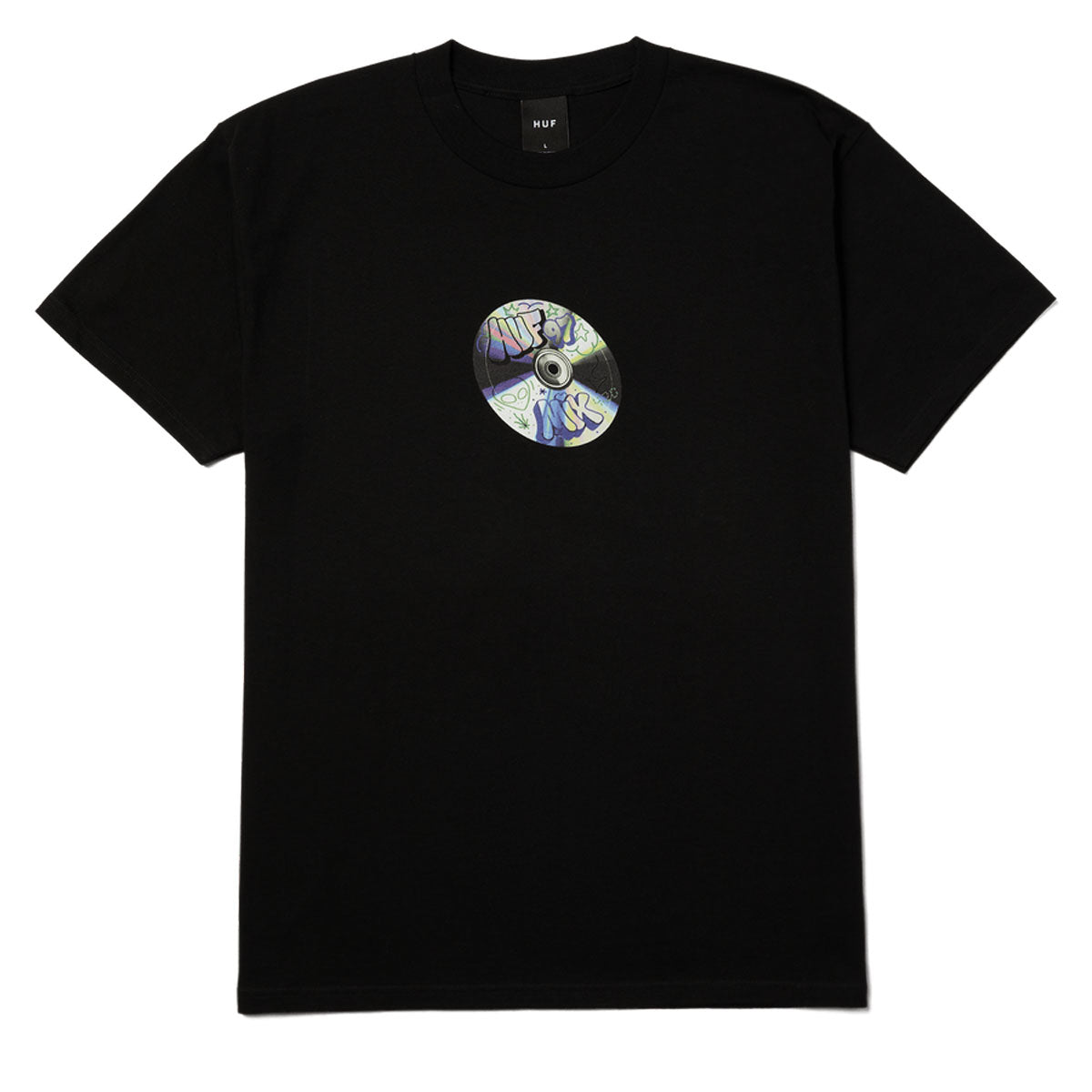 HUF Playlist T-Shirt - Black image 1