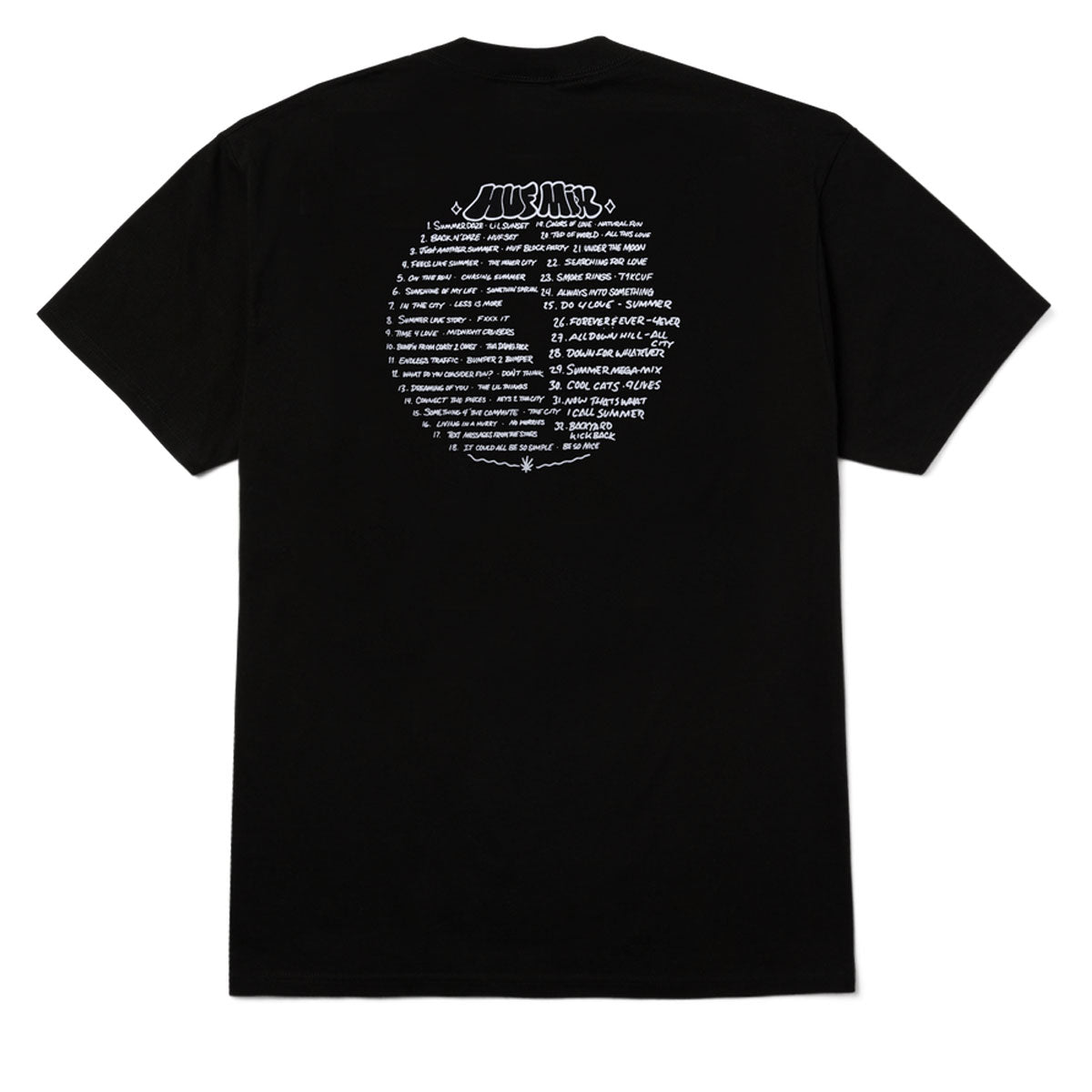 HUF Playlist T-Shirt - Black image 2