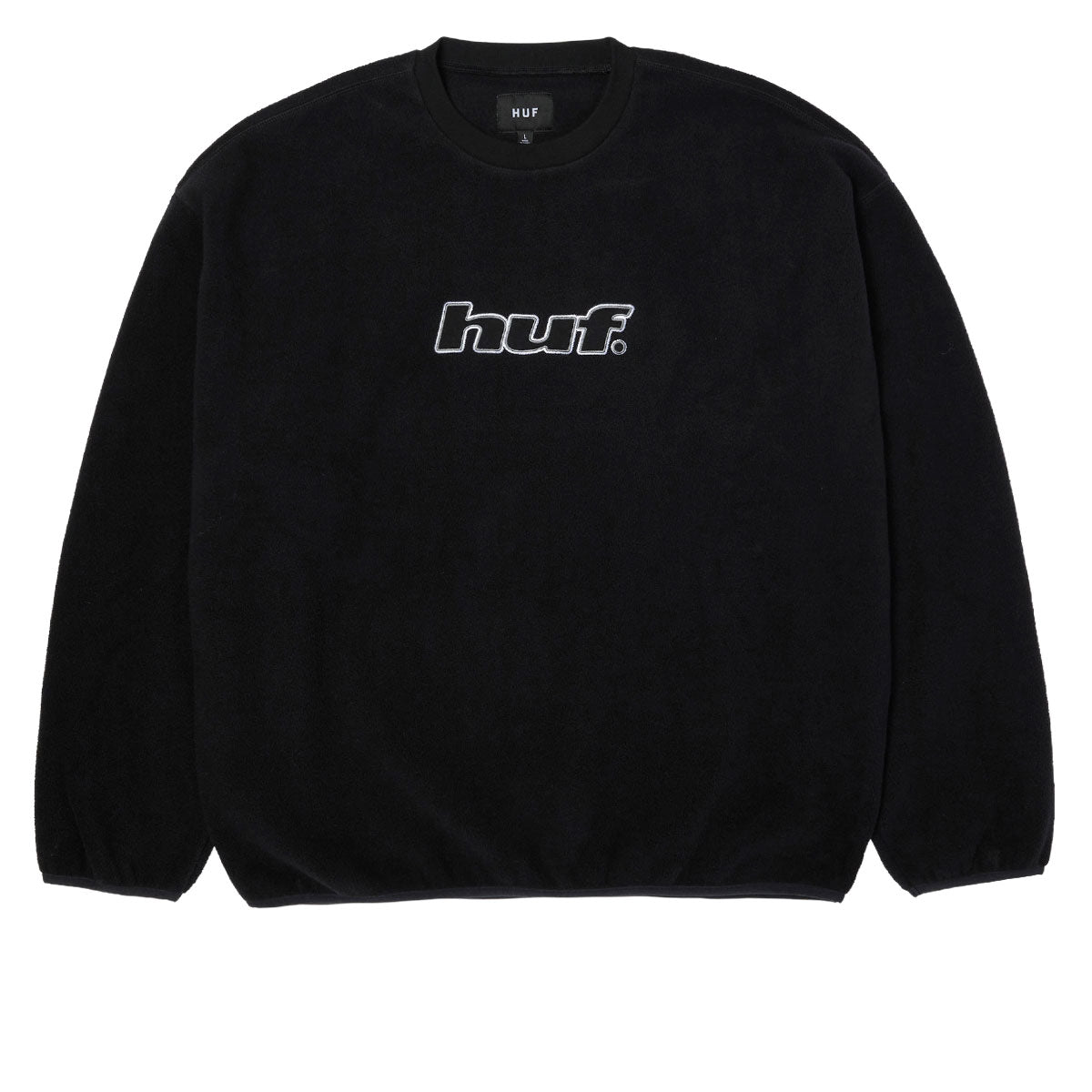 HUF H Dot Polar Fleece Sweatshirt - Black image 1