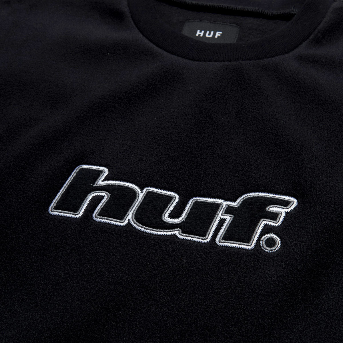HUF H Dot Polar Fleece Sweatshirt - Black image 2