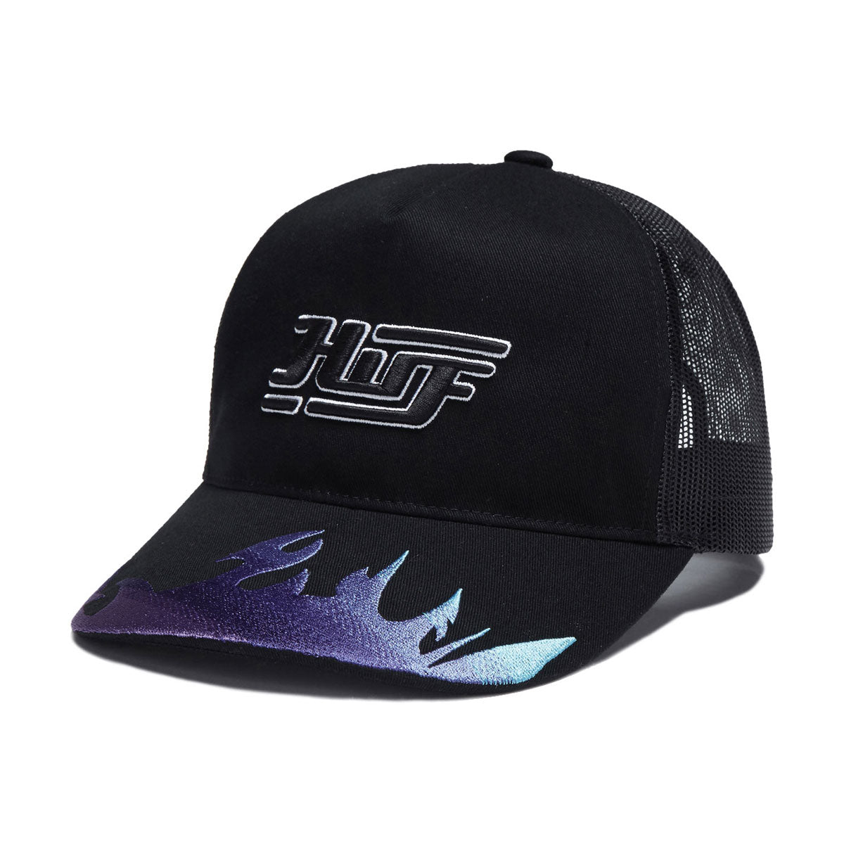 HUF Exhaust Trucker Hat - Black image 1