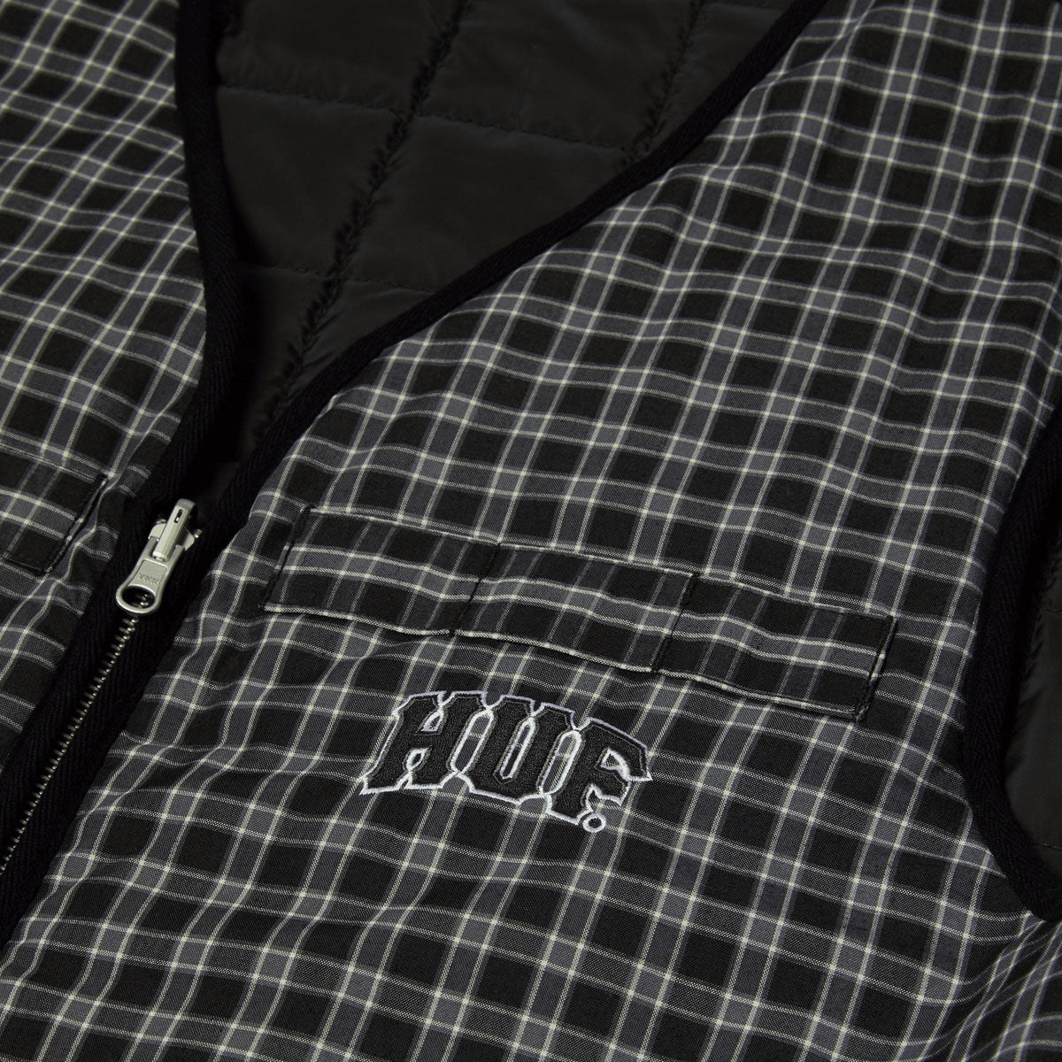 HUF Poynter Reversible Vest - Black image 4