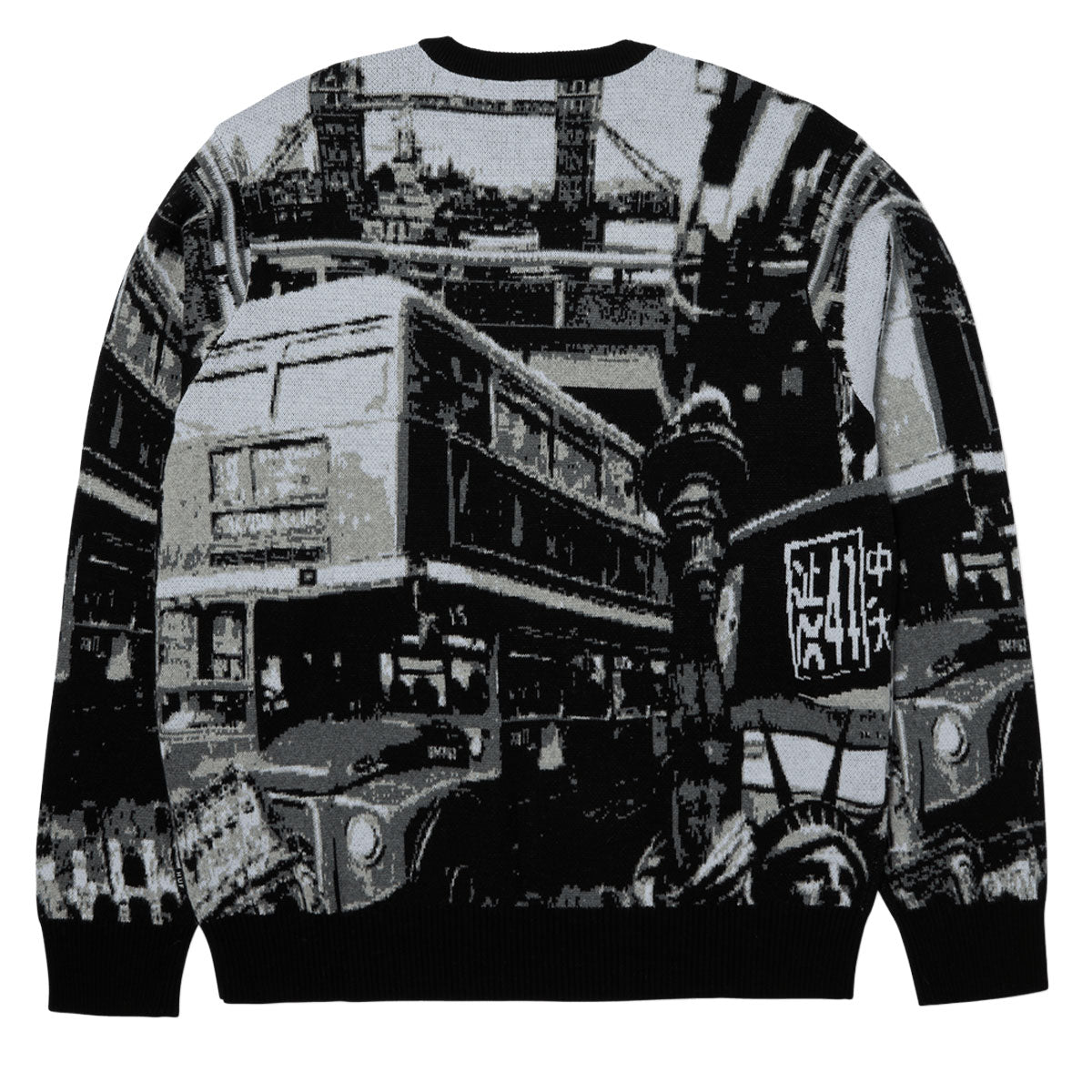 HUF Worldwide Commuter Sweatshirt - Black image 3