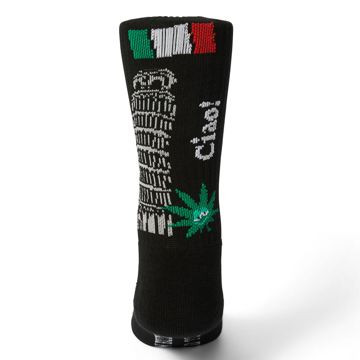 HUF Green Buddy Tourist Socks - Black image 3