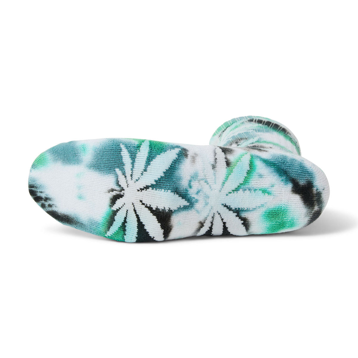 HUF Plantlife Tiedye Socks - Green 2025 image 2