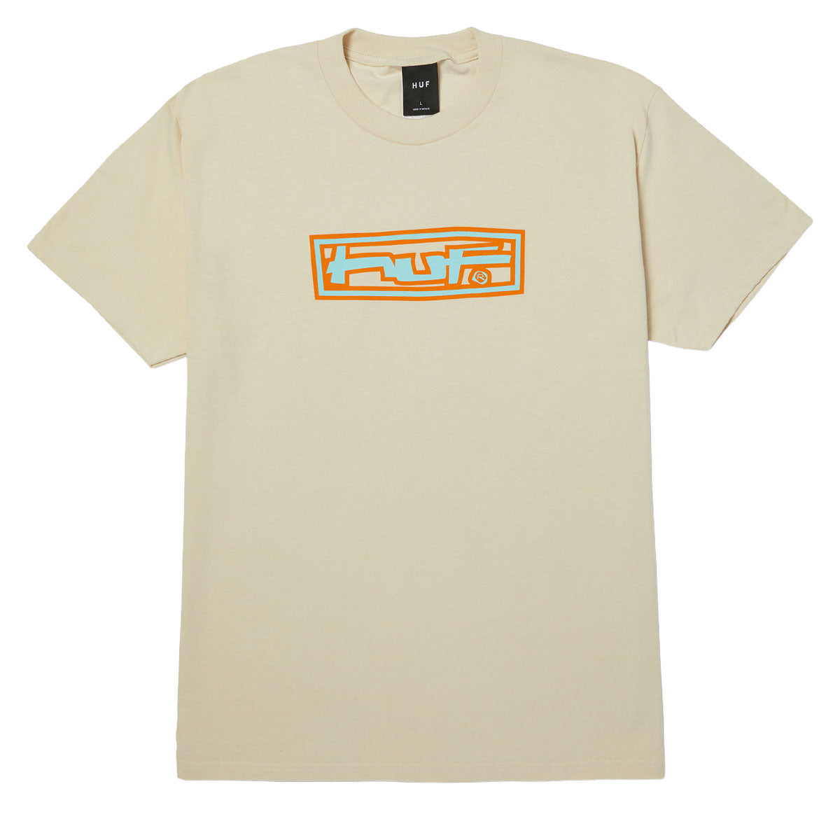HUF Stretch T-Shirt - Cream image 1