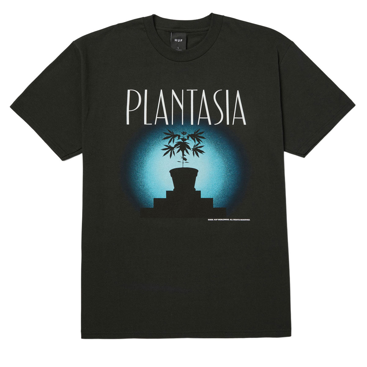 HUF Plantasia T-Shirt - Vintage Black image 1