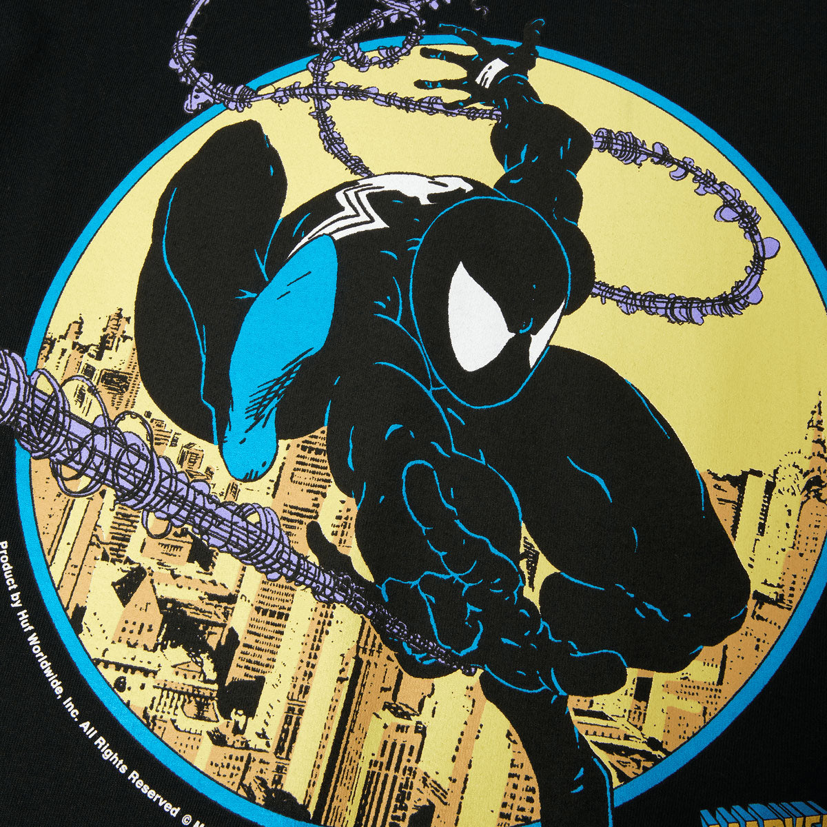 HUF x Spiderman Three Hundred T-Shirt - Black image 4