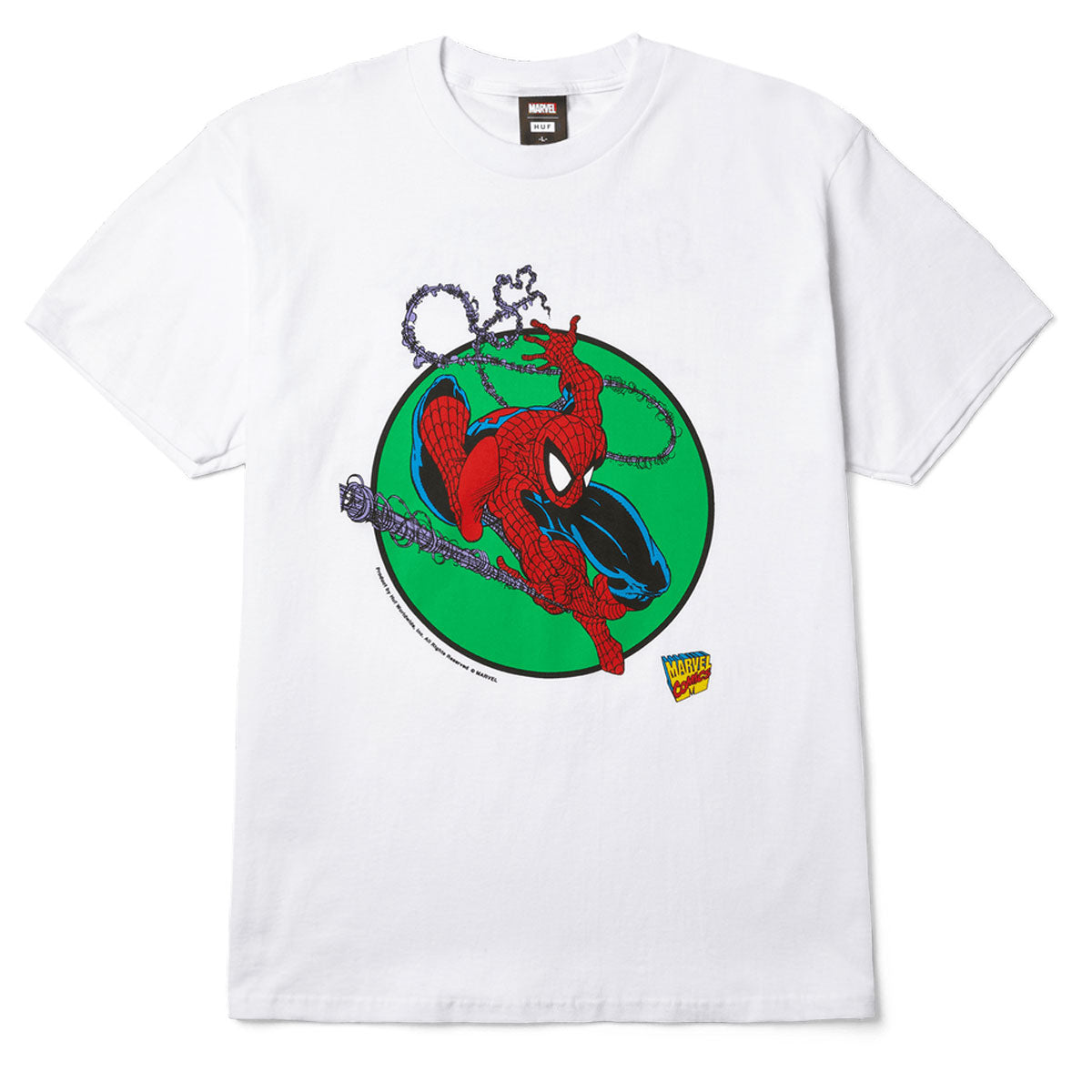 HUF x Spiderman Three Hundred T-Shirt - White image 1