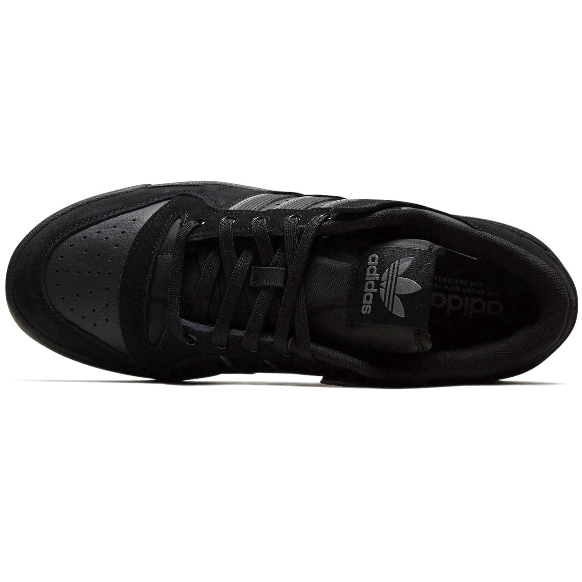 Adidas Forum 84 Low Adv Shoes - Core Black/Carbon/Grey image 3