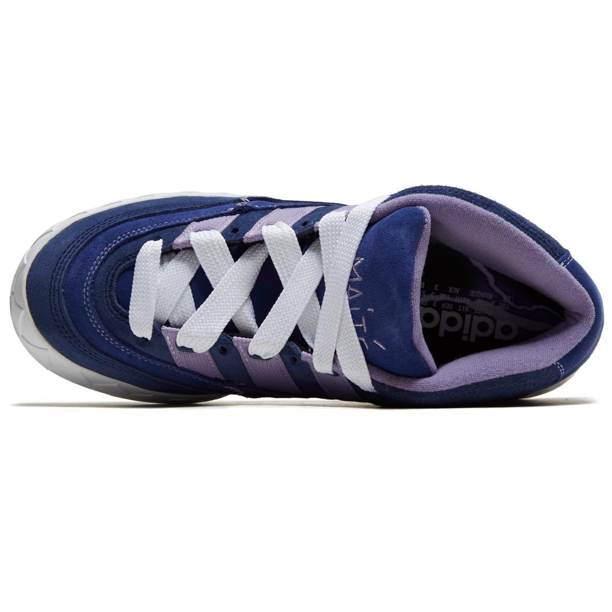 Adidas Adimatic Mid x Maite Shoes - Victory Blue/Magic Lilac/Dark Blue image 3