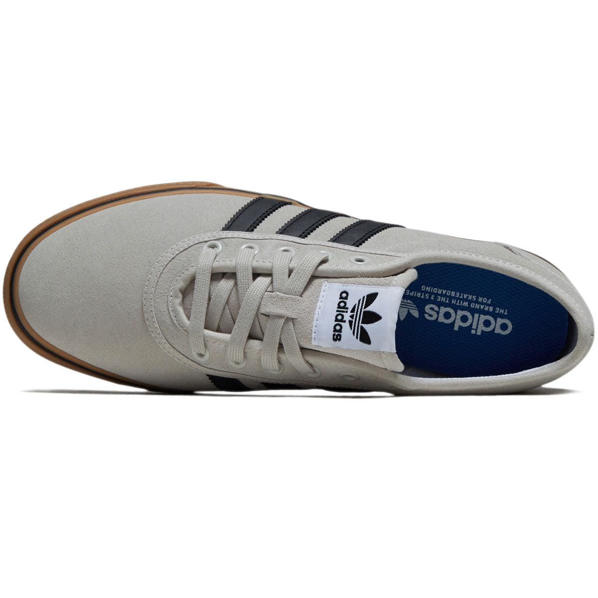 Adidas Adi Ease Shoes - Crystal White/Core Black/Gum Daddies Board Shop Adidas Adi Ease Shoes - Crystal White/Core Black/Gum Daddies Board Shop