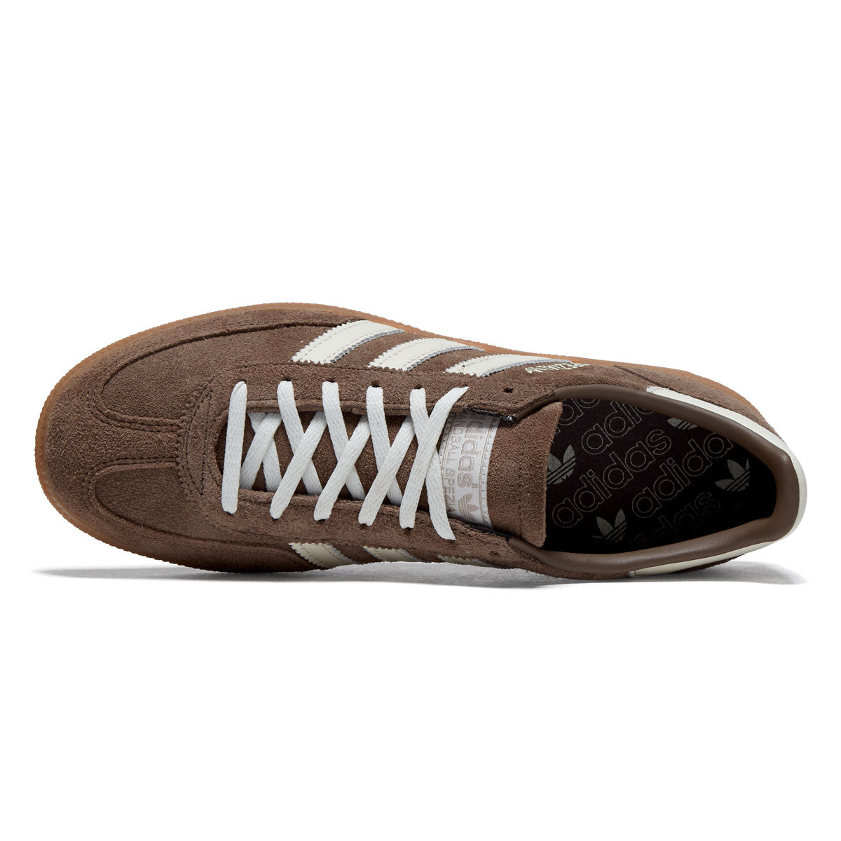 adidas Women's Originals Handball Spezial, Earth Strata / Off White / Gum / 9.5